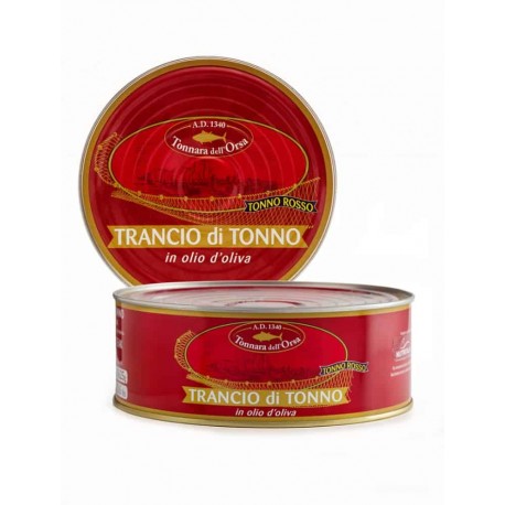 TRANCIO DI TONNO ROSSO IN OLIO DI OLIVA KG 2,5