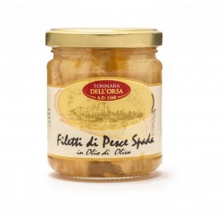 FILETTI DI PESCE SPADA IN OLIO DI OLIVA DA 200 GR