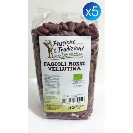 Fagioli Rossi Vellutina Biologici Passione & Tradizioni