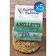 5 Pacchi Anelletti di Semola di Grano Duro Siciliano Passione & Tradizioni