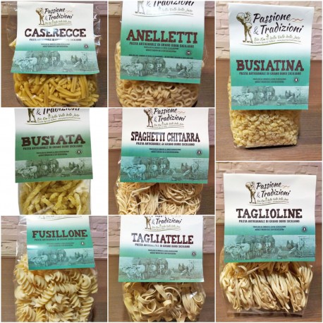 Cesto Pasta di Semola di Grano Duro Siciliano Passione & Tradizioni