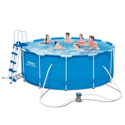 Bestway Piscina fuoriterra + pompa filtro scaletta
