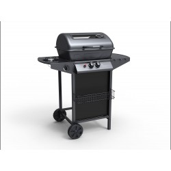 Barbecue a Gas con Pietra Lavica e Fornello