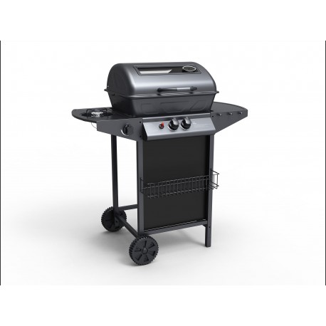 Barbecue a Gas con Pietra Lavica e Fornello